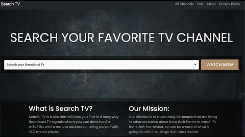 Free IPTV on IPhone by SearchTV.net