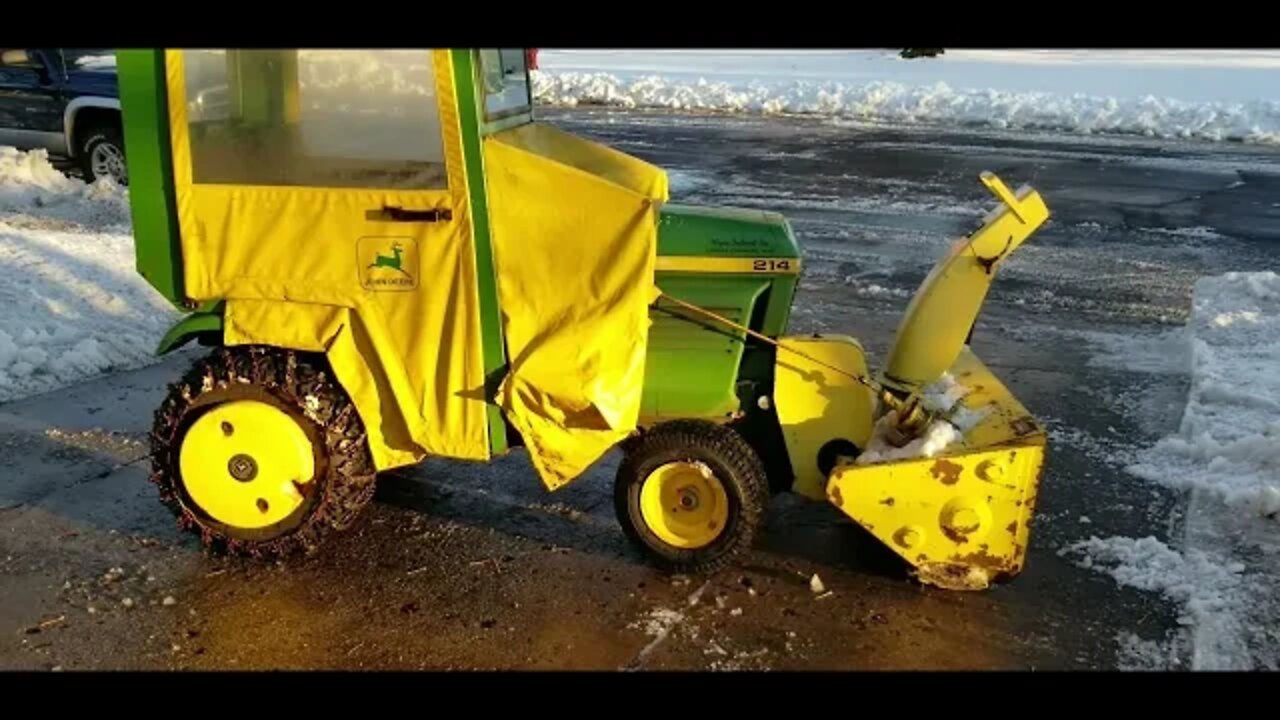 John Deere 214 Snowthrower Upgrade Cheap, Easy and Beneficial