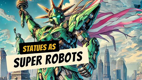 What if famous Statues were Anime Super Robots?