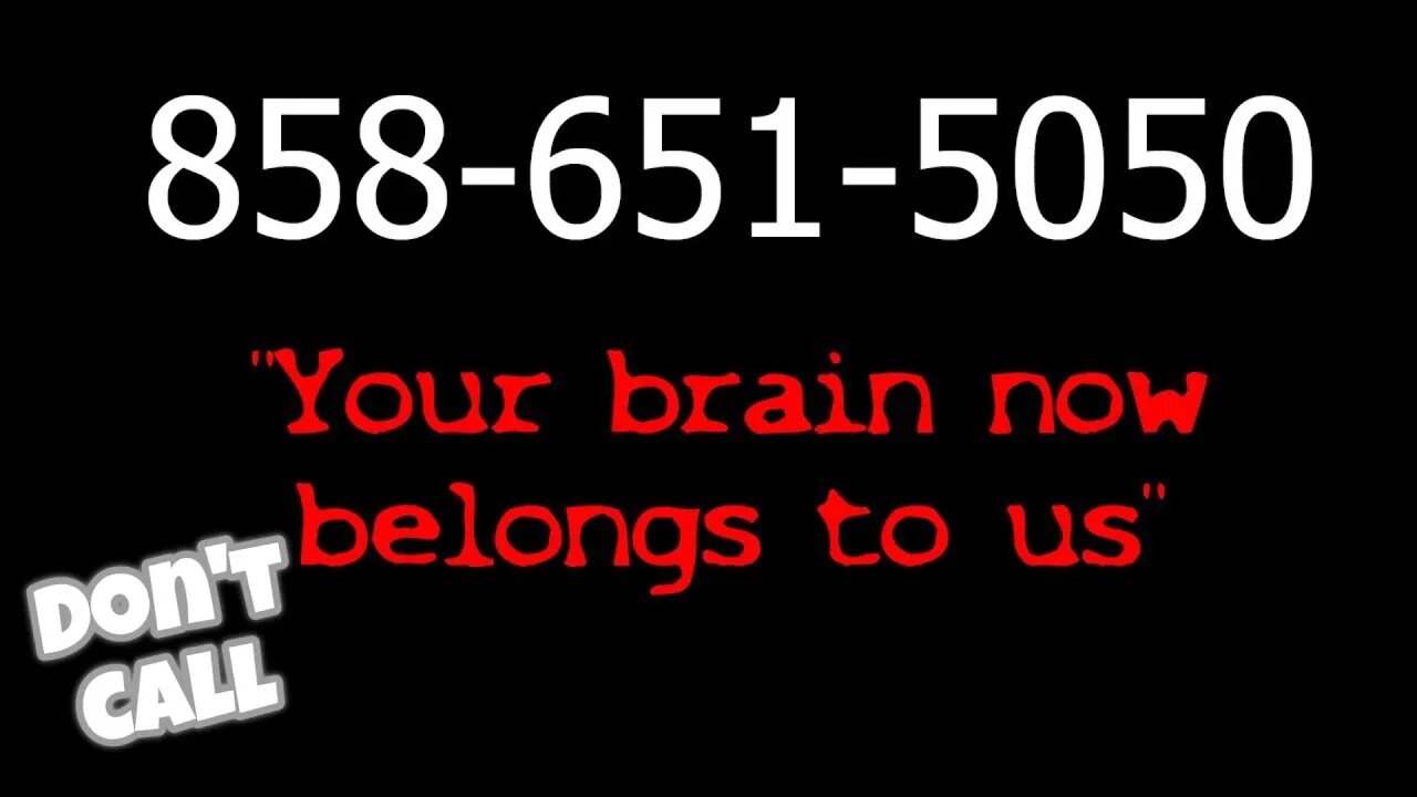 What ever you do... Don't EVER call these numbers