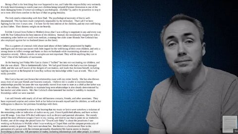 Closing Remarks Jan 21 2020 - The malfeasance of Jackleen Grace Garcia, and torture of my children.