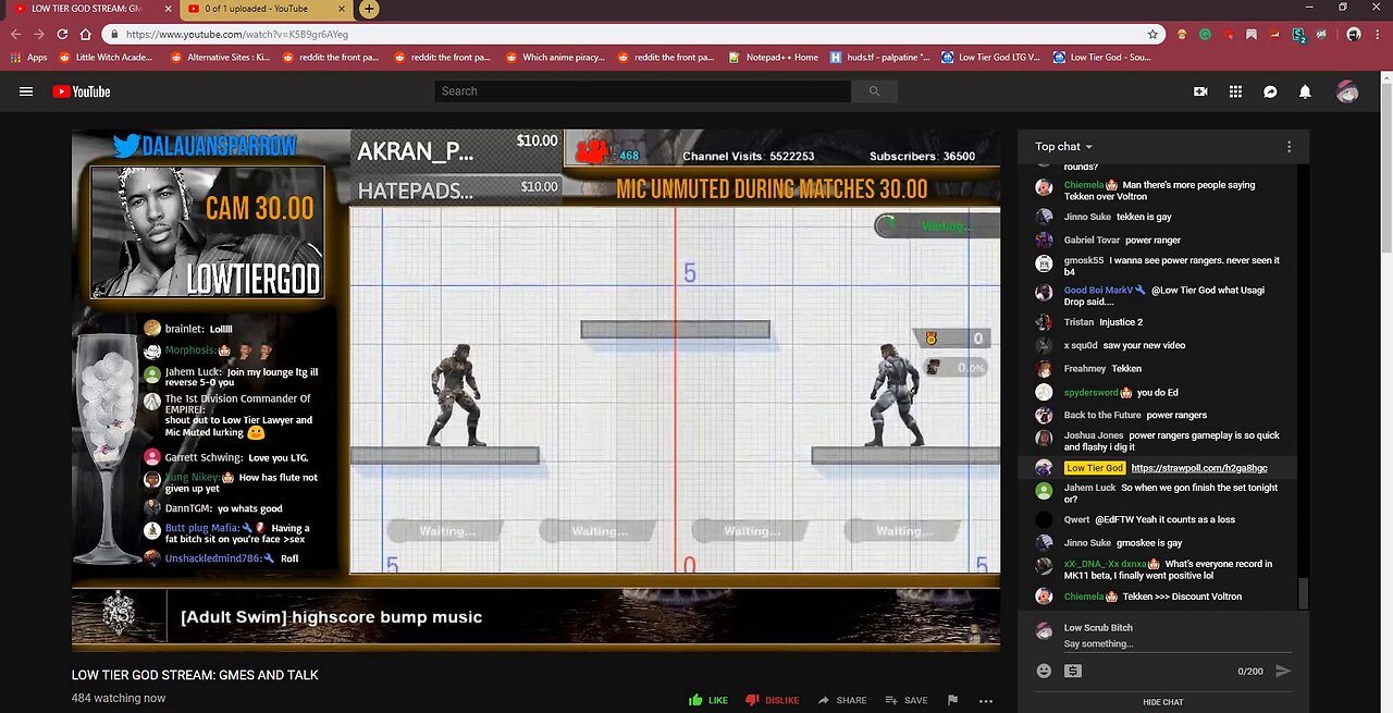 LowTierGod gets BODIED + rages on Inkling that get him banned for an hour [Low Scrub Bitch Reupload]