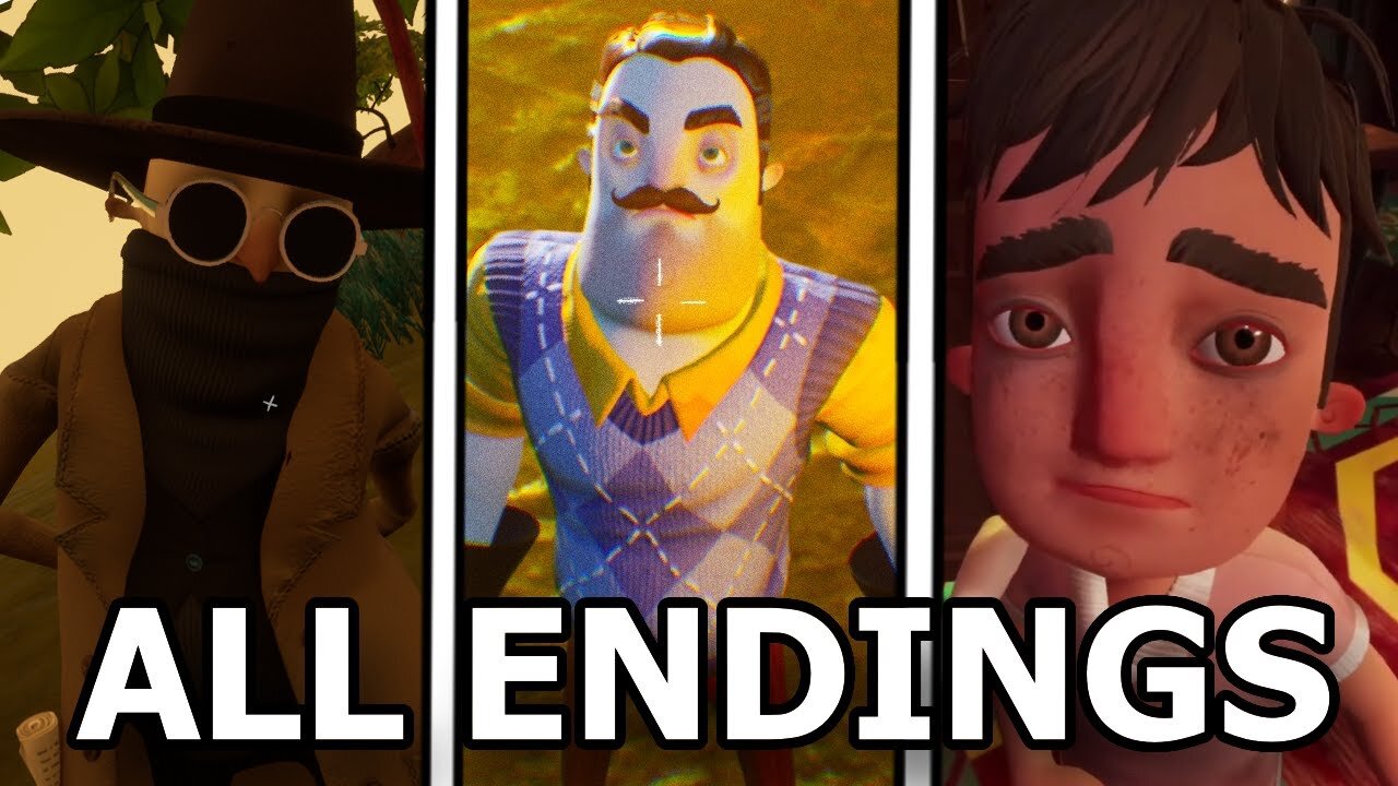 Hello Neighbor 2: Unlocking All Endings - True, Detective, Neighbor & Secret