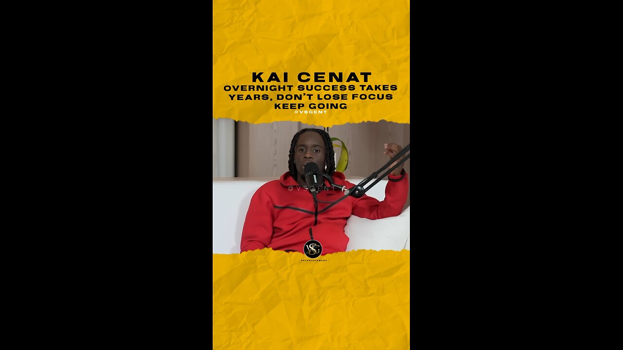 @kaicenat Overnight success takes years, don’t lose focus keep going