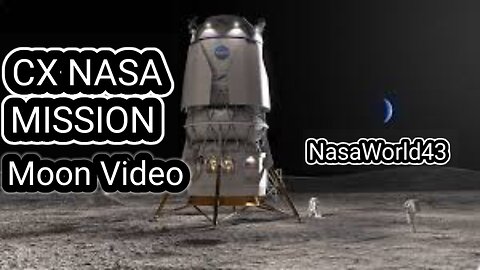 CX Mission | Nasa Video| Landing On Moon First Person