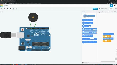 Arduino Playing Mission Impossible Theme on Tinkercad