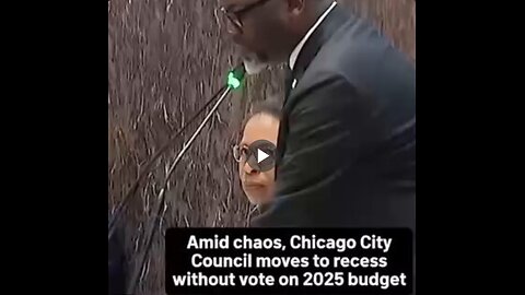 WHAT A CLOWN. The Mayor of Chicago was seen CANCELLING a meeting...