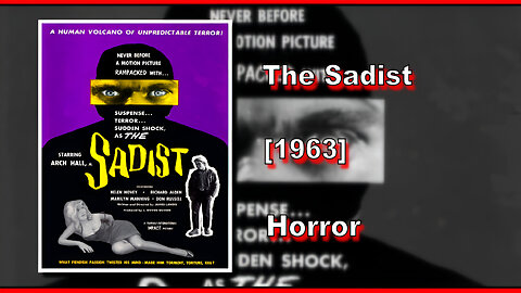 The Sadist (1963) | HORROR | FULL MOVIE