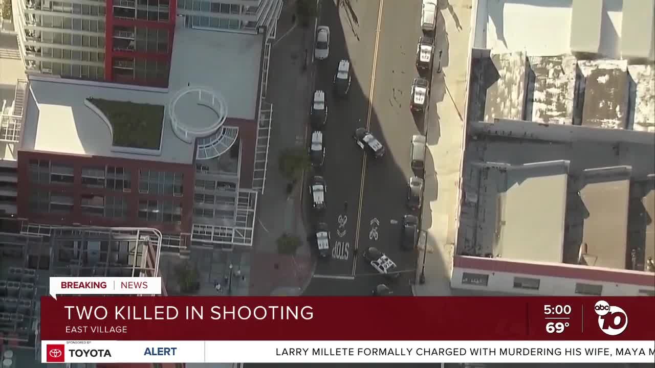 Police: 2 dead following shooting in East Village