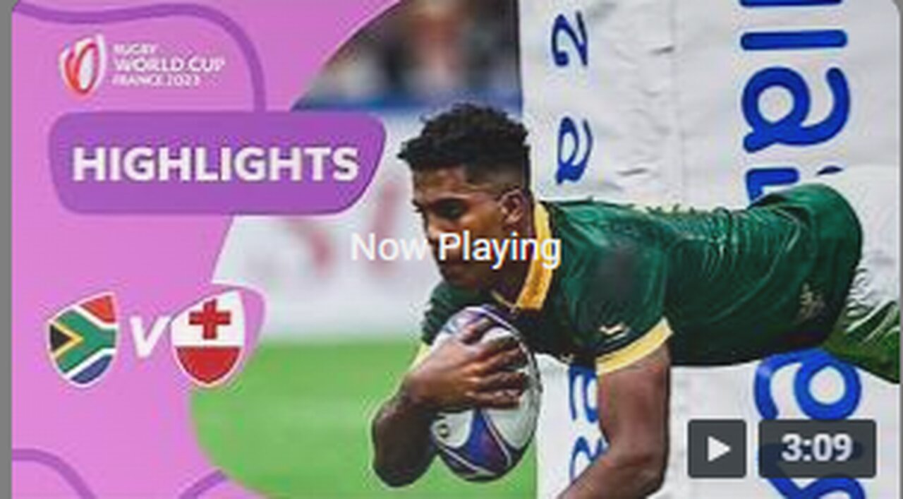 Springboks triumph in ten-try thriller | South Africa v Tonga | Rugby World Cup 2023 Highlights