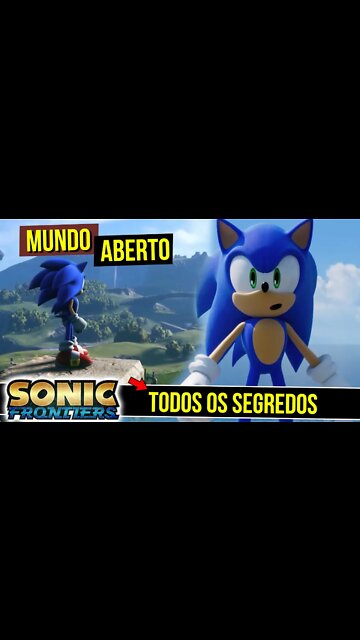 SONIC MUNDO ABERTO?! | TUDO sobre o NOVO FRONTIERS #shorts