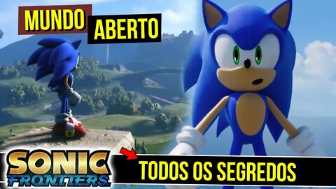 SONIC MUNDO ABERTO?! | TUDO sobre o NOVO FRONTIERS #shorts