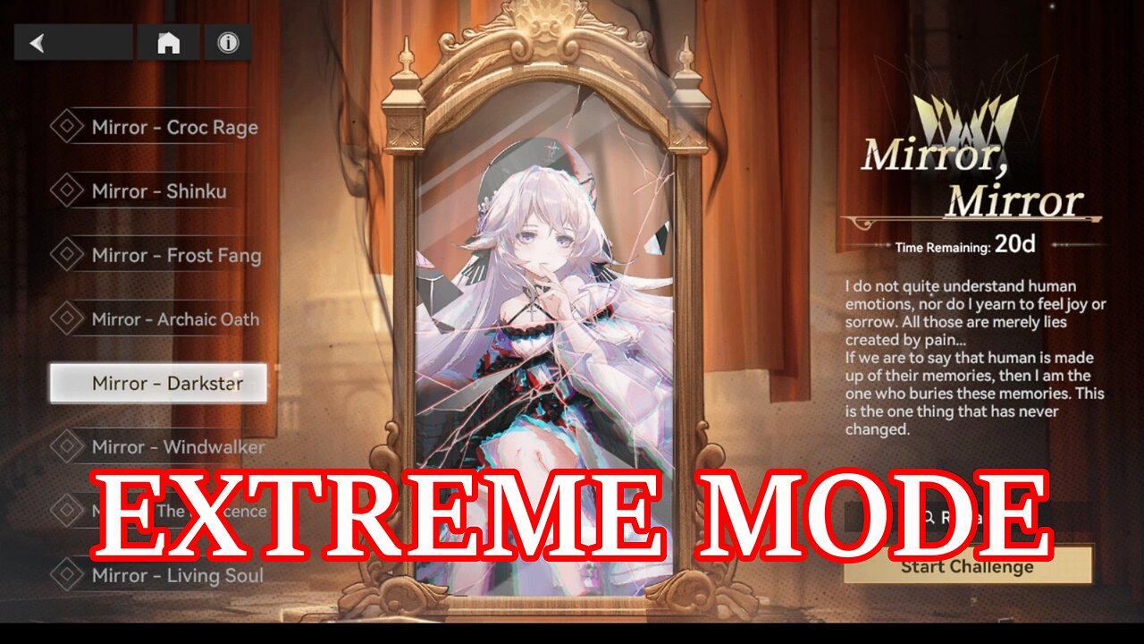 Mirror Darkstar - Hel Extreme Mode | Mirror, Mirror Event | Aether Gazer