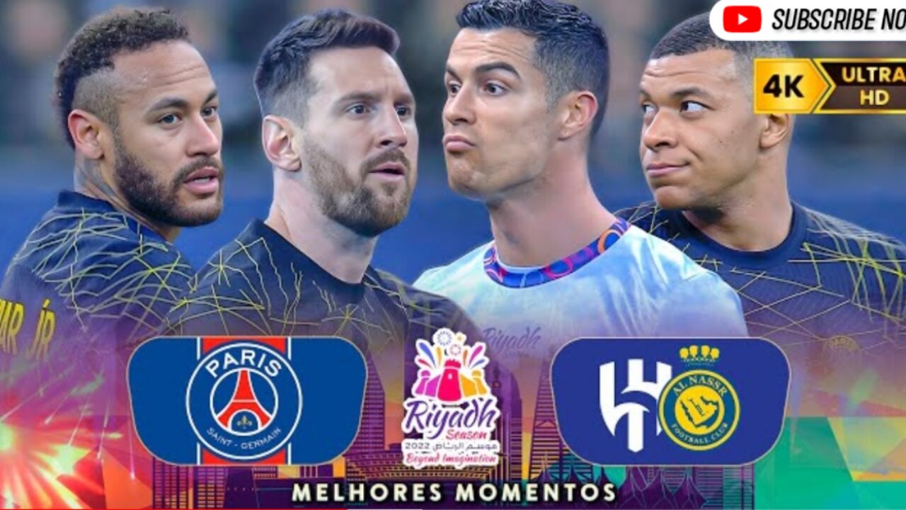 THE WORLD STOPPED TO WATCH C.RONALDO, MESSI, NEYMAR AND MBAPPÉ