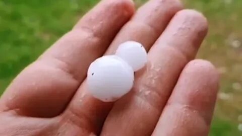 Granizó en Salto, Uruguay (12/07/2023)