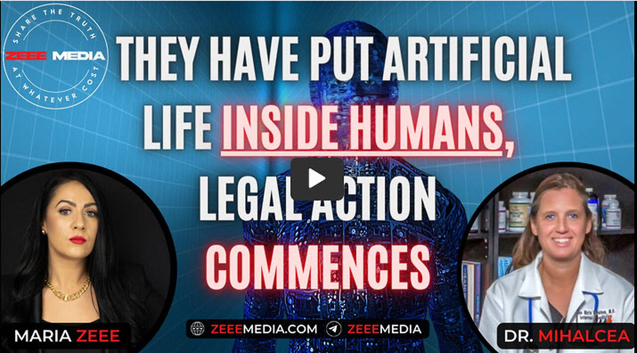 Dr. Ana Mihalcea - They Have Put Artificial Life INSIDE HUMANS, Legal Action Commences