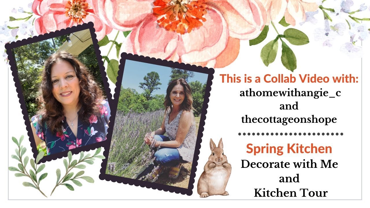 Spring decorate with me Collab with @thecottageonshope 