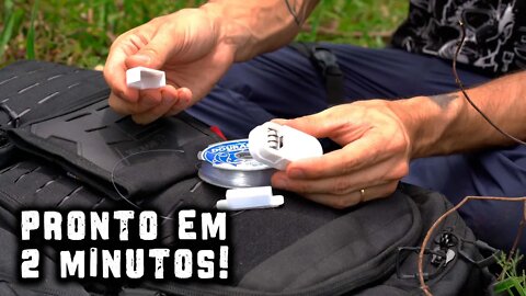 Alarme de R$25 para PROTEGER seu acampamento!