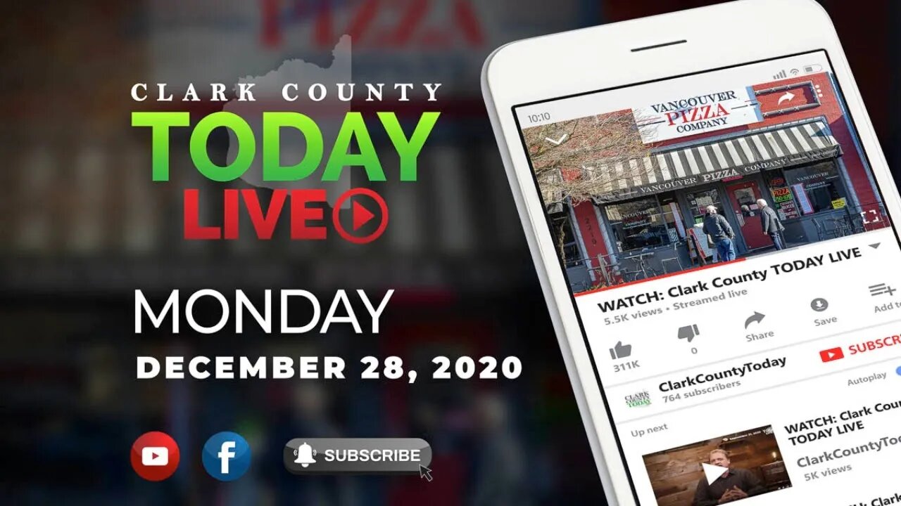 WATCH: Clark County TODAY LIVE • Monday, December 28, 2020