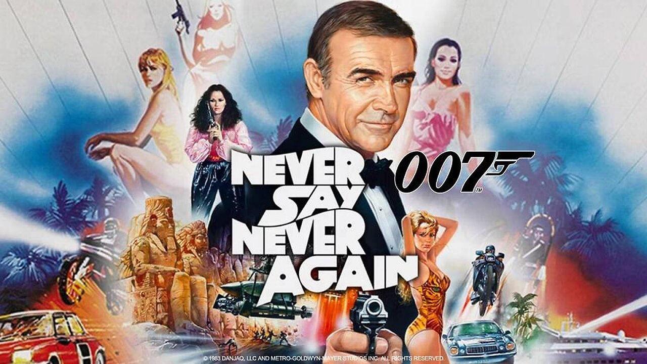 NEVER SAY NEVER AGAIN 1983 Sean Connery Returns as 007 in Remake of Thunderball FULL MOVIE HD & W/S