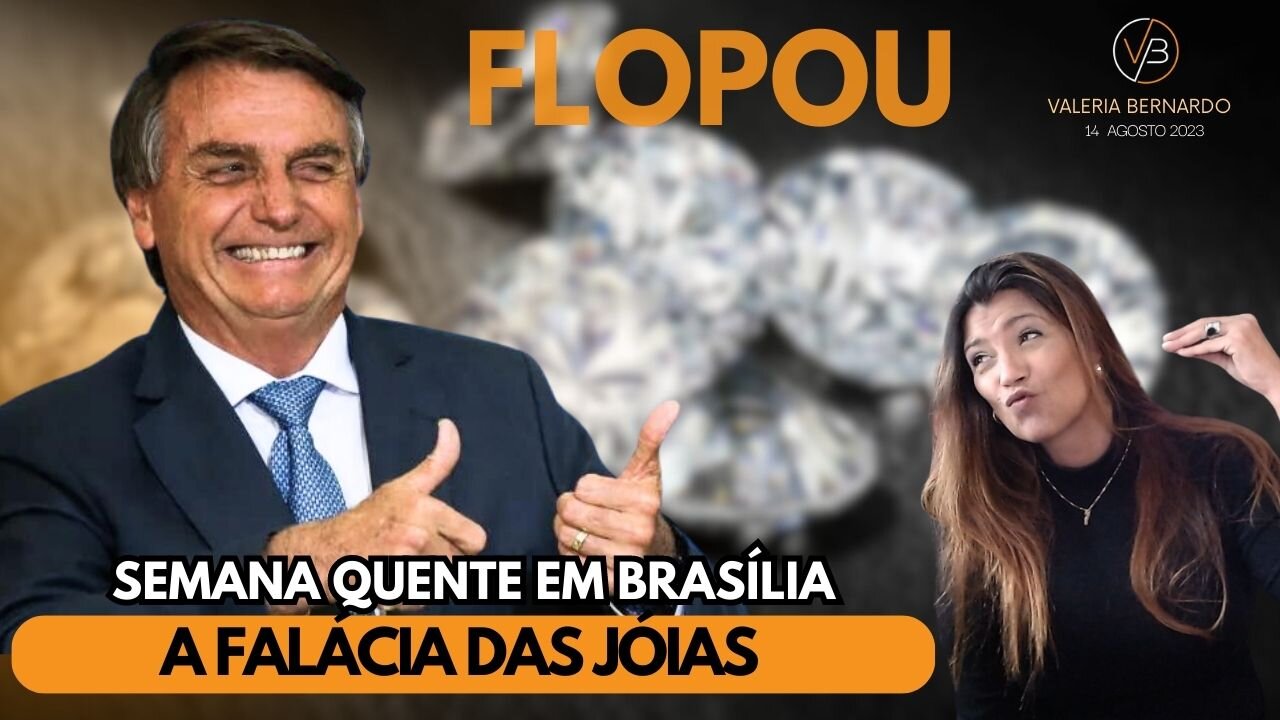 FALÁCIA DAS JÓIAS DE BOLSONARO FLOPU IGUAL A LIVE DE LULA