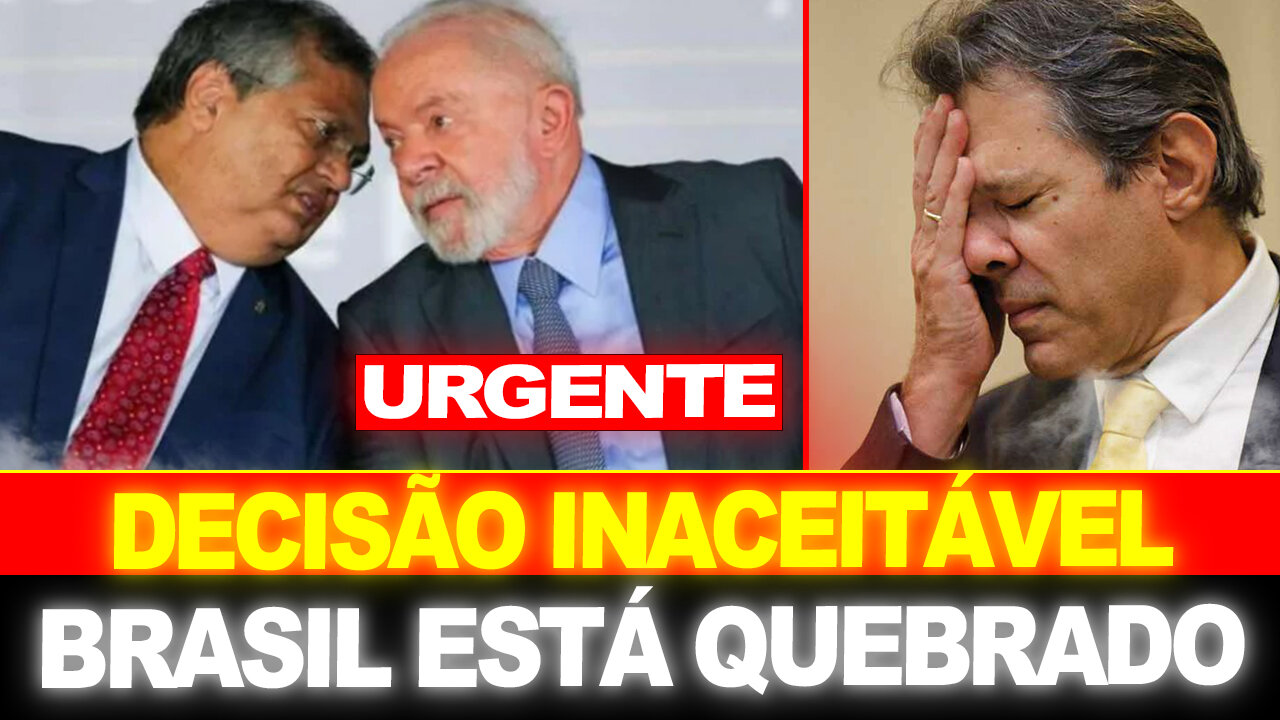 BOMBA !! FLAVIO DINO TOMA DECISÃO URGENTE... BRASIL ESTÁ ACABADO !!