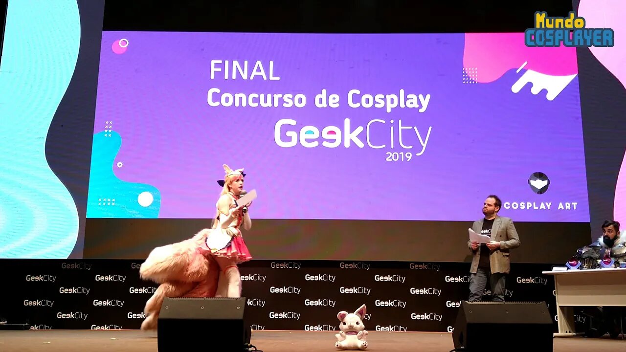 Ahri Guardiã Estelar - League of Legends - Final do Concurso Cosplay do Geek City 2019