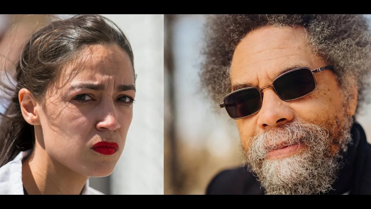 Alexandria Ocasio-Cortez Says Dr. Cornel West Is A Big Risk To Vote For As DNC/Democrat Voters Panic