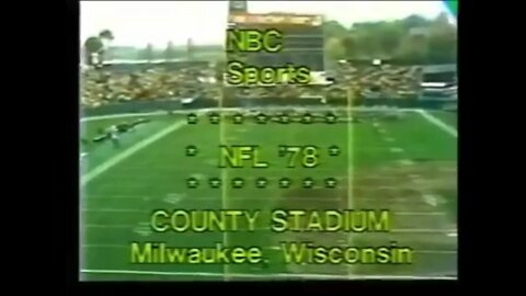 1978-10-15 Seattle Seahwaks vs Green Bay Packers