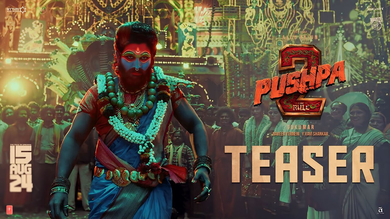 PUSHPA 2: THE RULE (Teaser) | Allu Arjun | Sukumar | Rashmika Mandanna | Fahadh Faasil | DSP #puspa