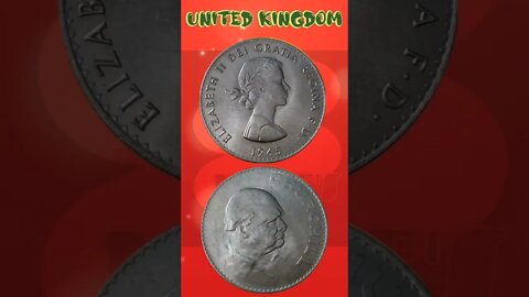 United Kingdom 5 Shillings 1965.#shorts #education #coinnotesz