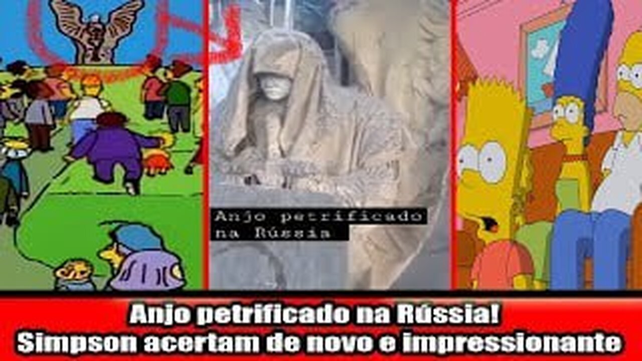 Anjo petrificado na Rússia! Simpson acertam de novo e impressionante