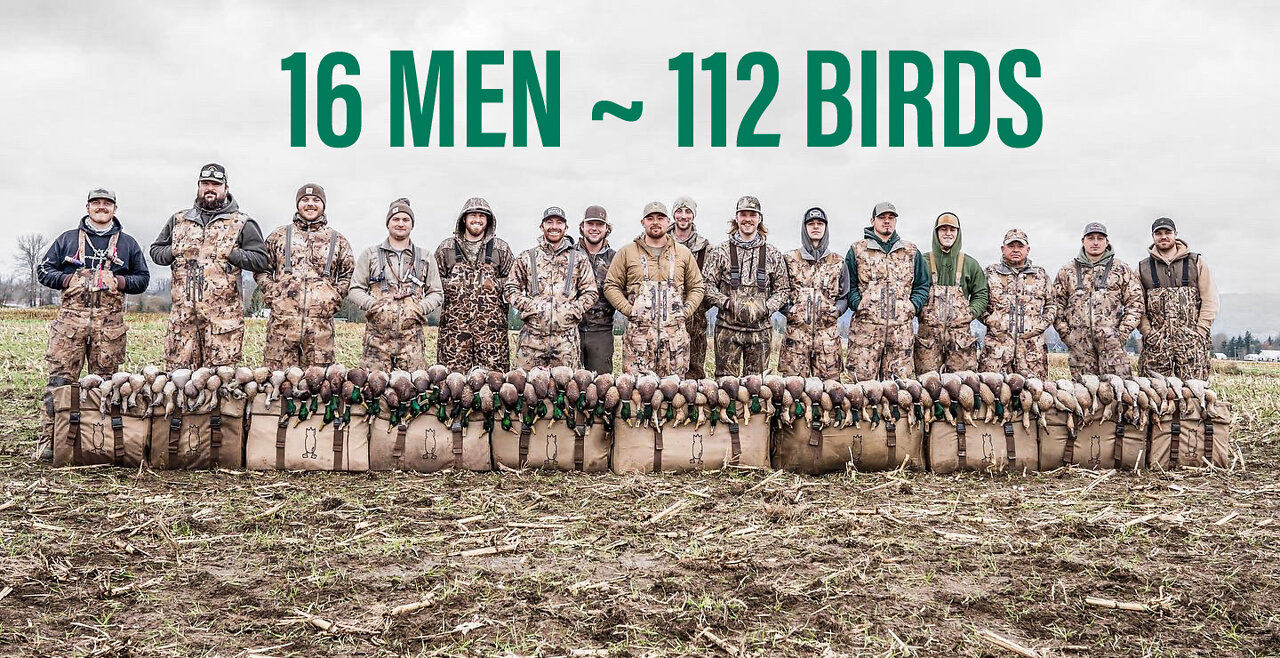 INSANE 16 MAN Waterfowl Hunting