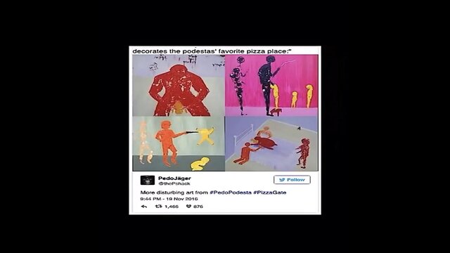 Comet Ping Pong🍕: Satanic #PizzaGate "Art" WILL OUTRAGE YOU