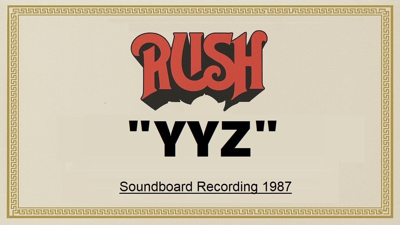 Rush - YYZ (Live in Mansfield, Massachusetts 1997)