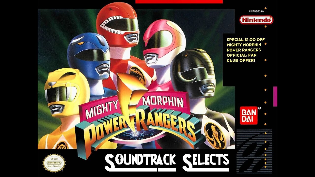 Mighty Morphin Power Rangers SNES Soundtrack Selects