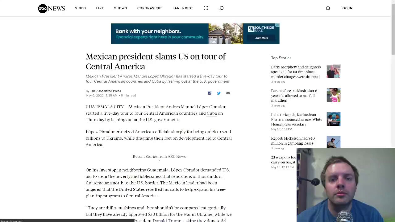 Mexican President Obrador calls out Biden for funding Ukraine war instead of humanitarian efforts