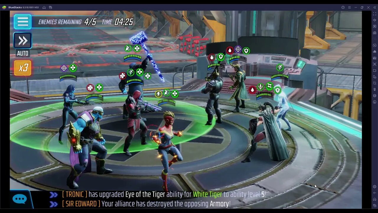 MSF War Live: Ultimus Kree vs Asgardian Warriors Three, Scentist Supreme and Ghost