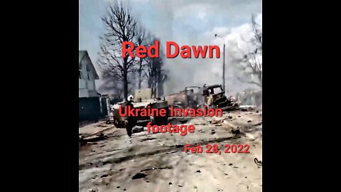 War footage from Ukraine. Russian invasion feb 28th, 2022