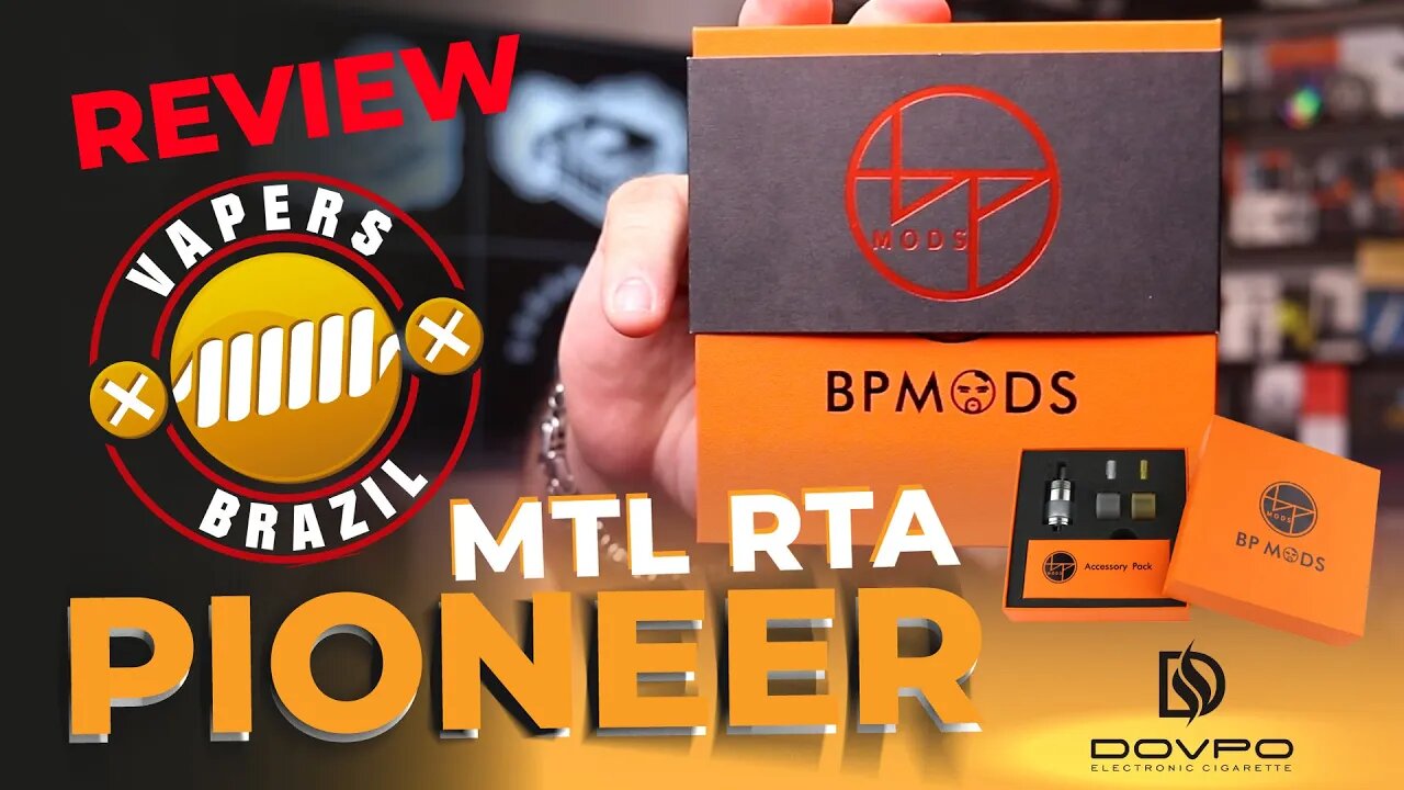 Dovpo Pioneer MTL RTA - Esse merece sua ATENÇÃO !!! - Review PT BR