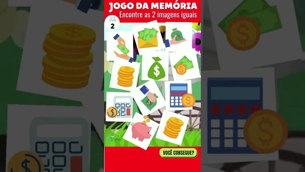 JOGO DA MEMÓRIA | # 018 | ATIVE SUA MEMÓRIA | TESTE SUA MEMÓRIA FOTOGRÁFICA COM ESSA BRINCADEIRA