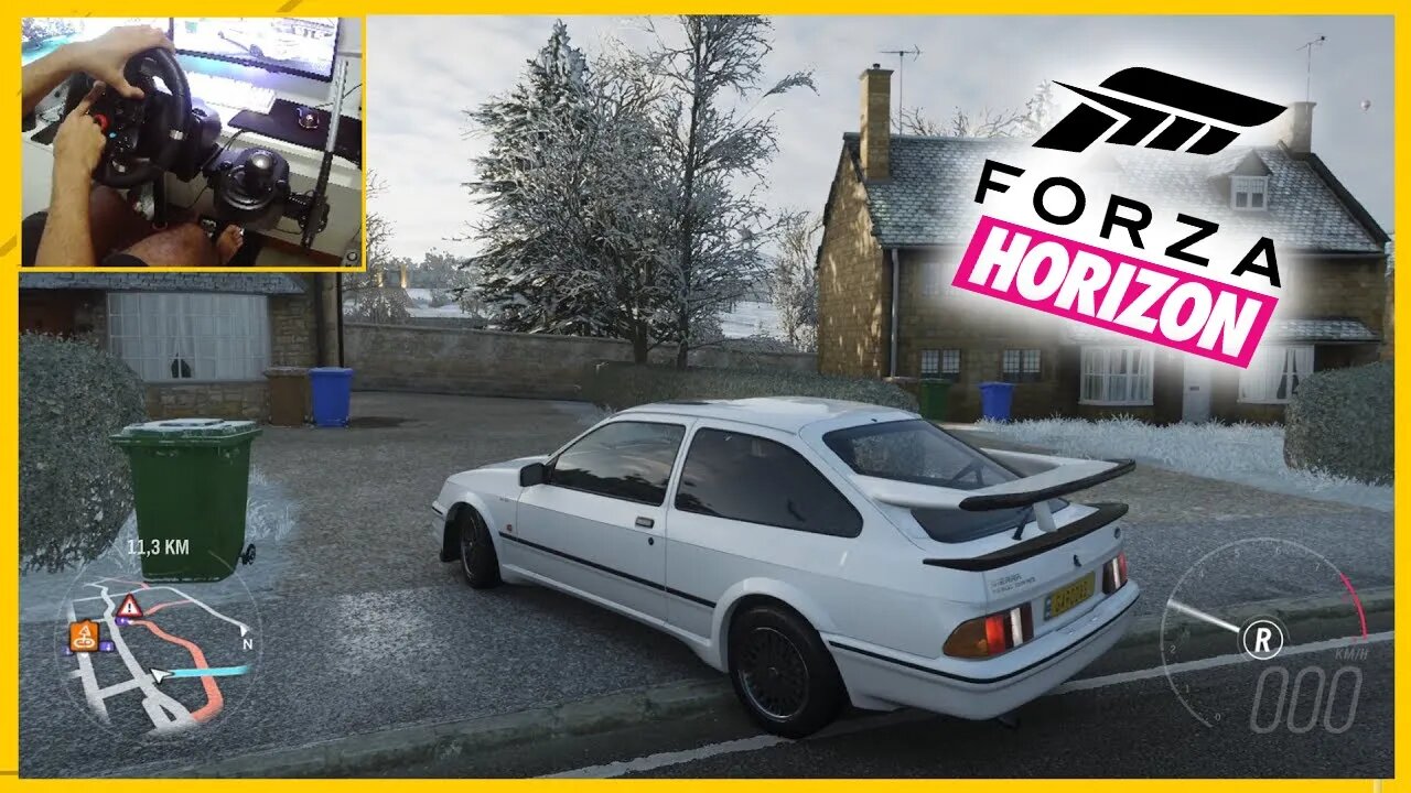 FORD SIERRA COSWORTH RS500 - Forza Horizon 4 Gameplay / Logitech G29