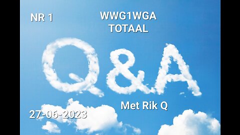 WWG1WGA TOTAAL LIVE Q + A MET KLASKE LUMERIA