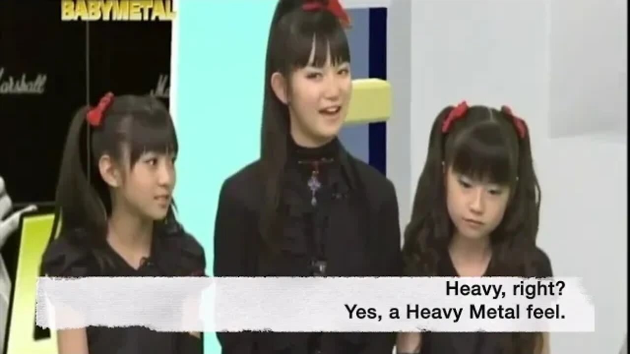 BABYMETAL-Music Japan Request 'Air Guitar’ Interview HD