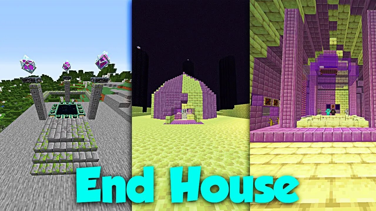 Making A House In The End In Minecraft