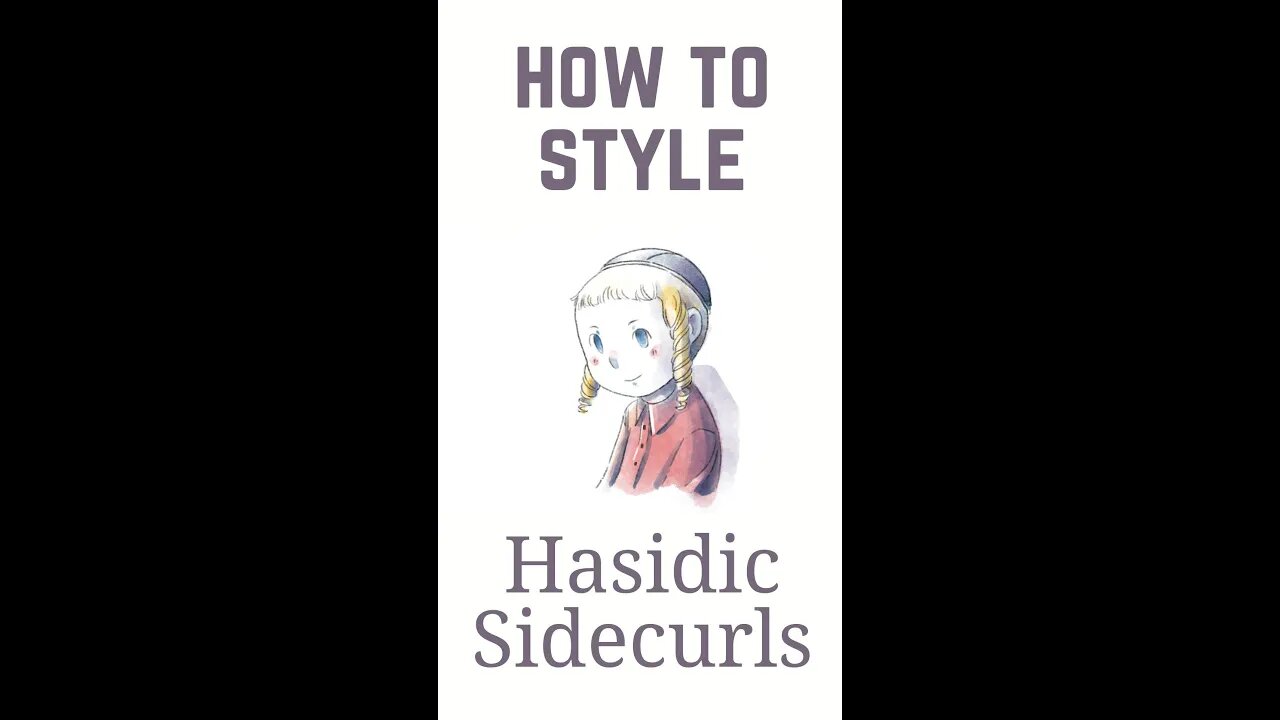 How to style Hasidic curls (payos) #shorts