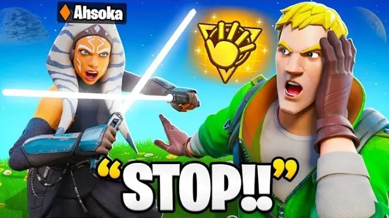 I Pretended To Be BOSS Ahsoka In Fortnite! (Lightsabers)