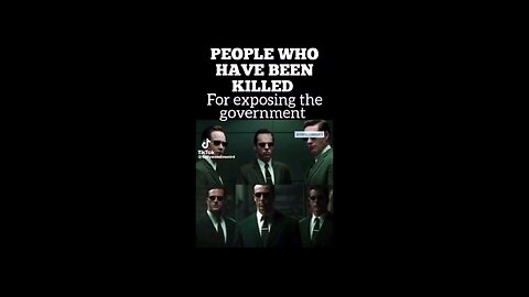 People who have been killed for exposing the government.