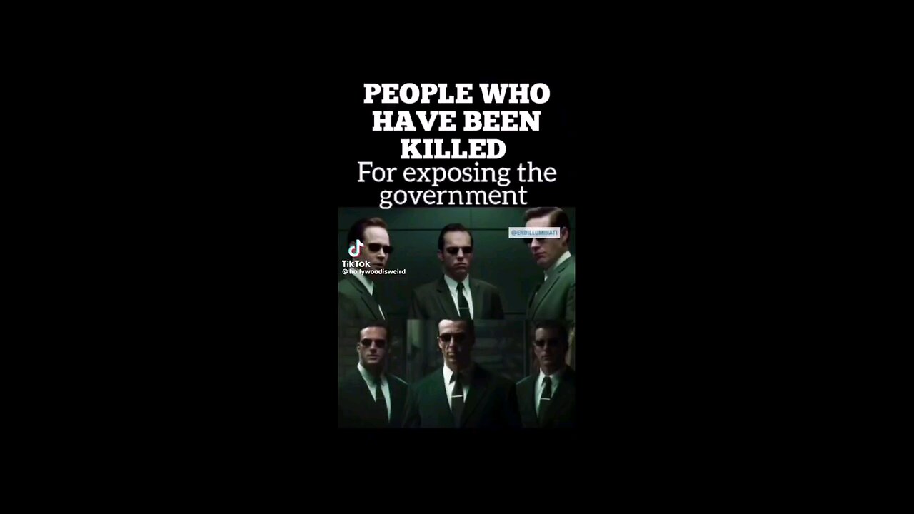 People who have been killed for exposing the government.