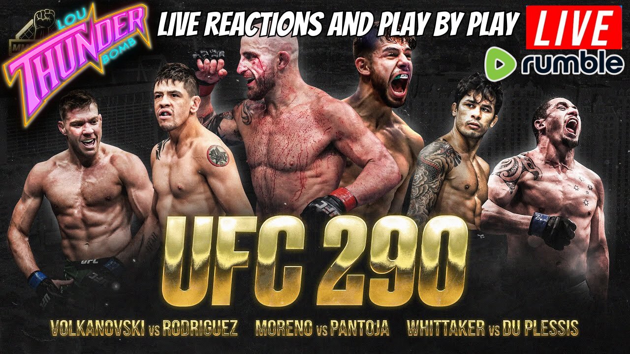 UFC 290 Watch Along With Rumbles Foremost Authority On All MMA Matters